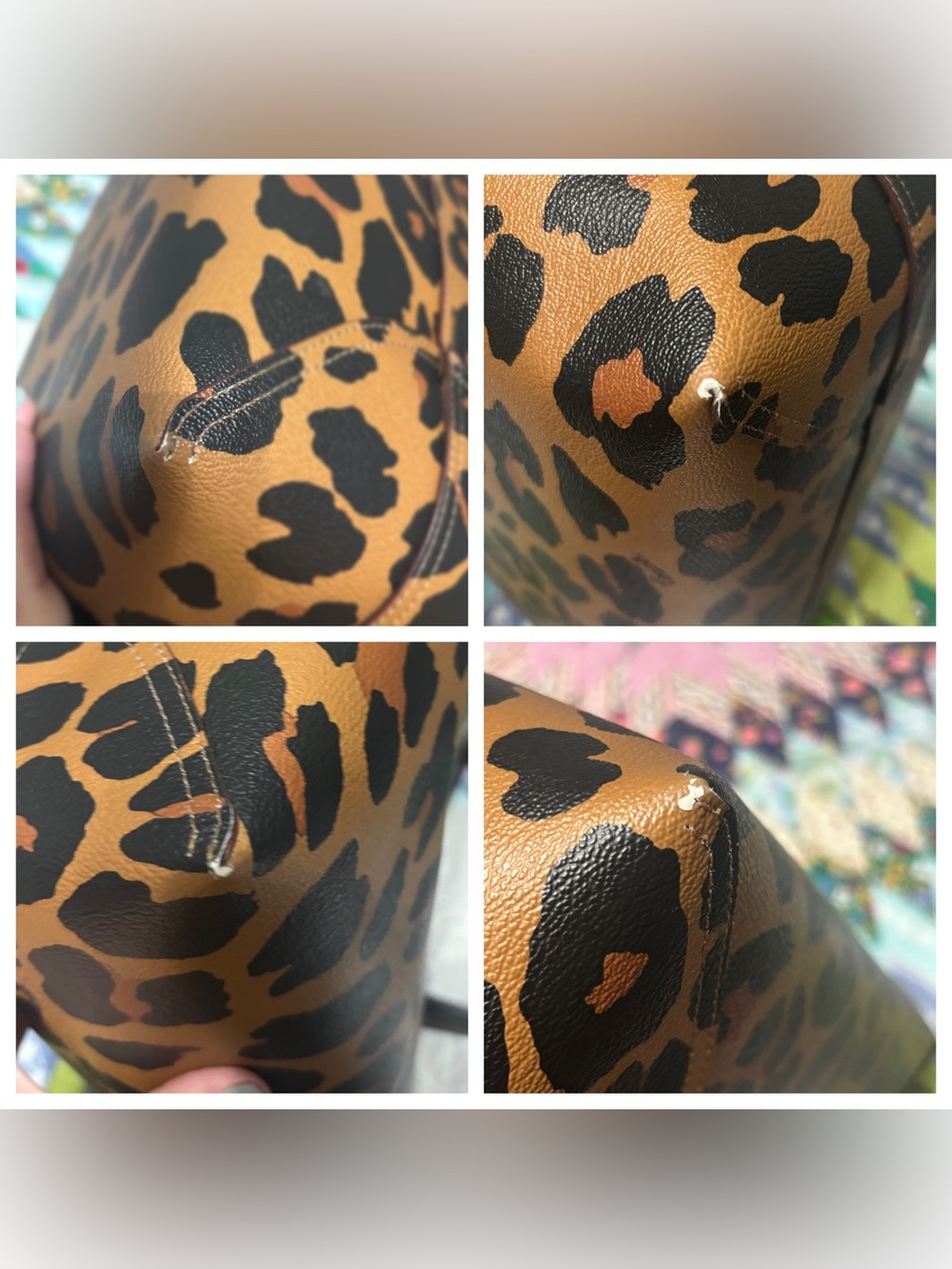 Coach Leopard City Tote CC760 - Picture 12 of 12